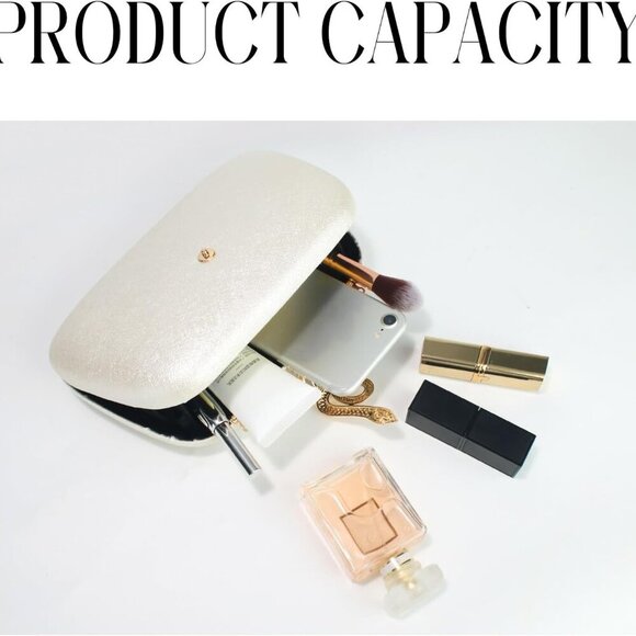 Glamorous Hard Shell Clutch Bag for Women – Ideal for Parties & Formal Events - Picture 3 of 6